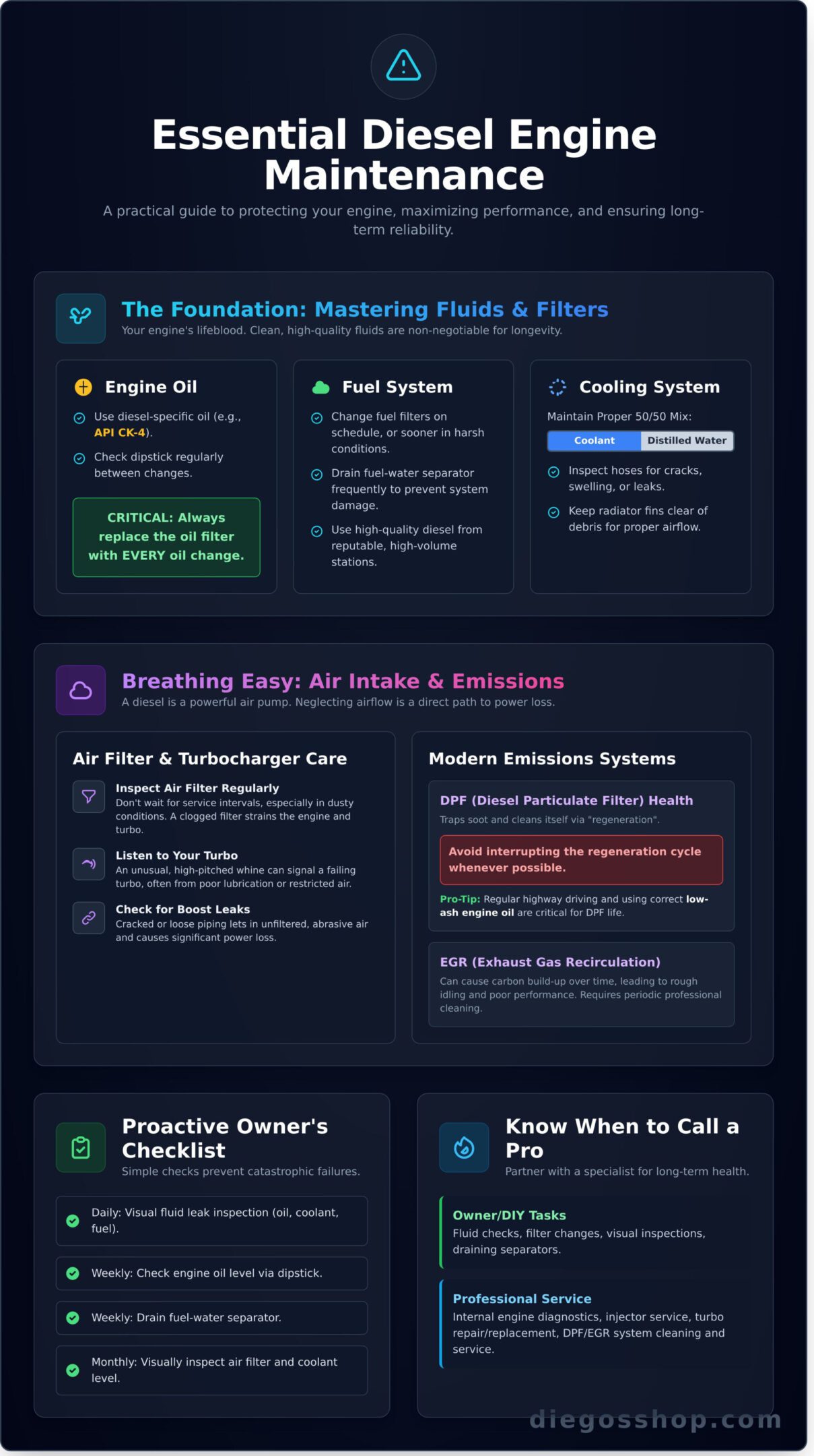 5 Essential Diesel Engine Maintenance Tips for Longevity