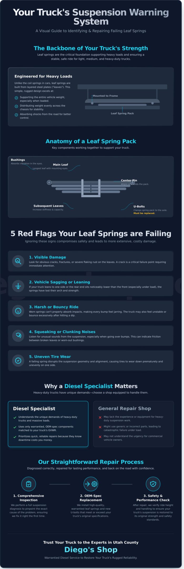 Expert Leaf Spring Repair Near Me: Get Your Truck Back on the Road in Utah