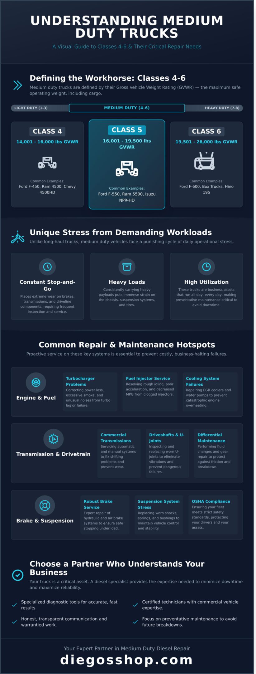 Medium Duty Diesel Repair: Expert Service to Keep Your Business Moving