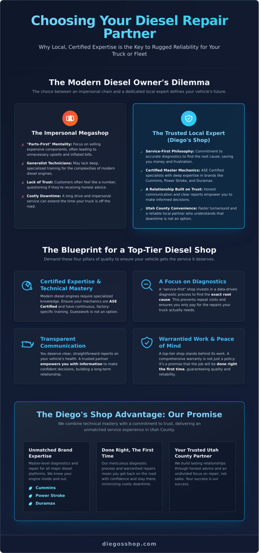 Searching for Gillett Diesel? Why a Service-First Shop in Utah County Matters