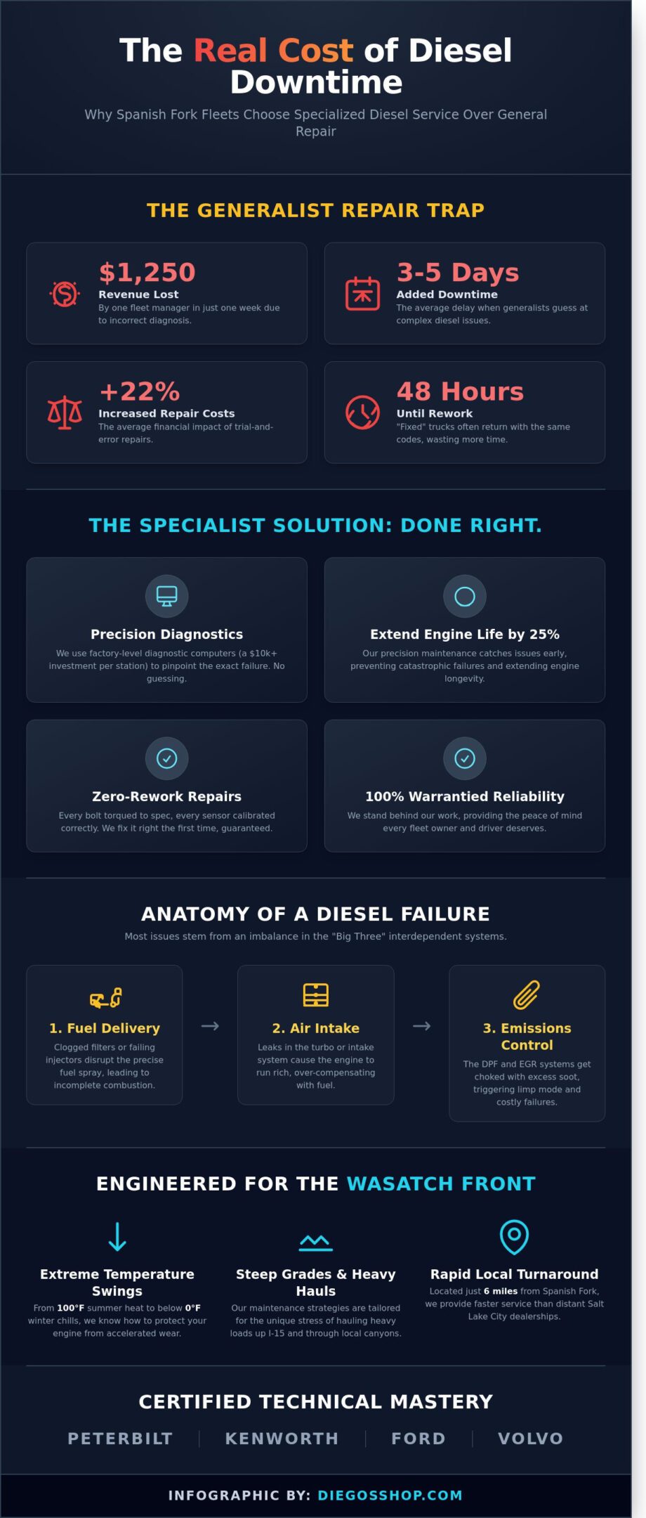 Diesel Engine Service in Spanish Fork: Expert Repair & Fleet Maintenance