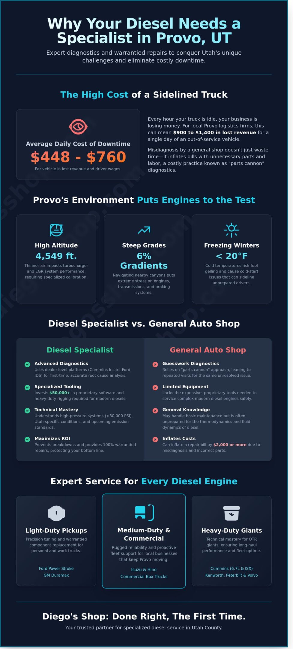 Diesel Mechanic in Provo, UT: Expert Repair & Fleet Services