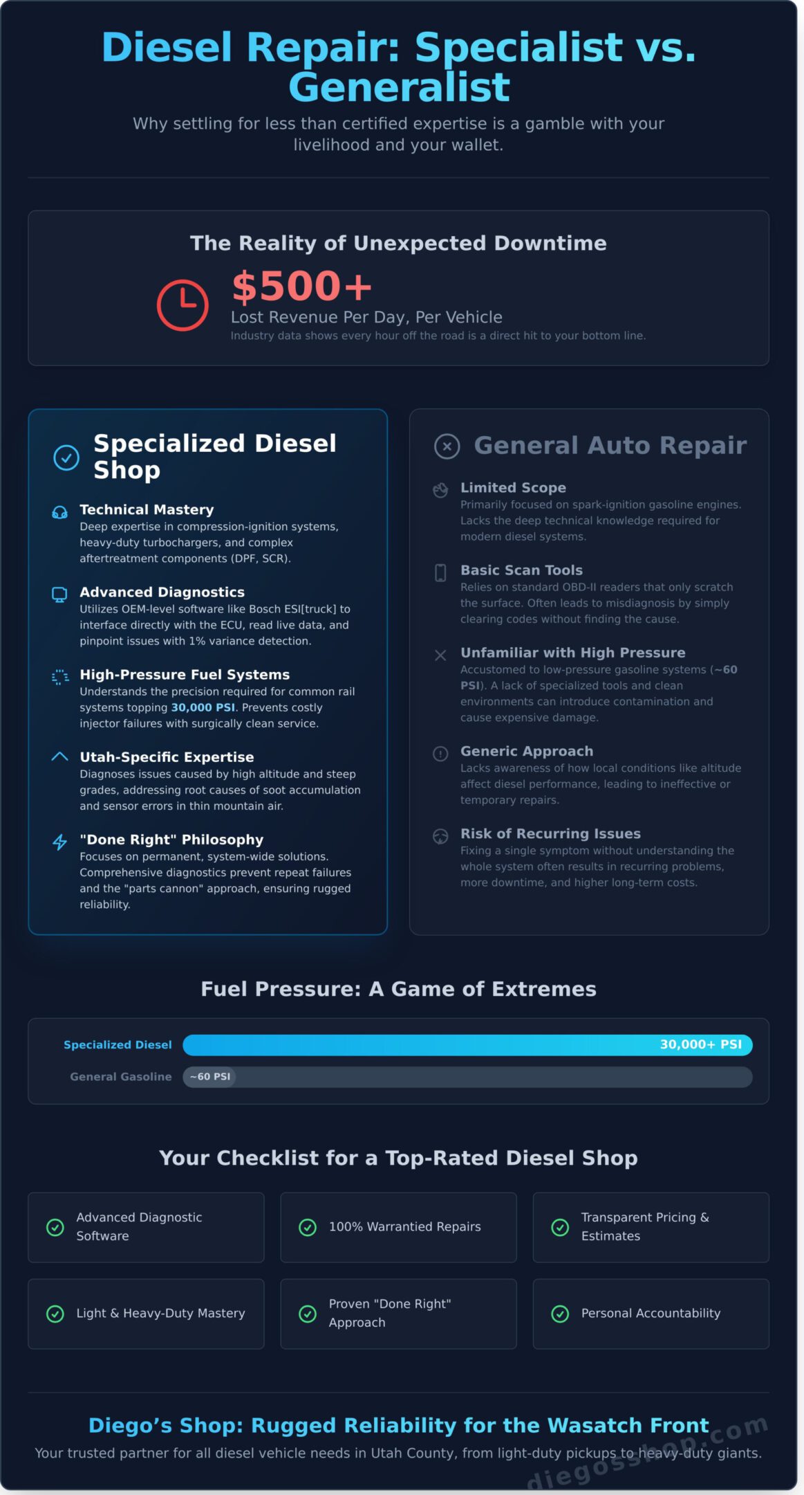 Diesel Repair Near Me: Trusted Expert Service in Utah County (2026)