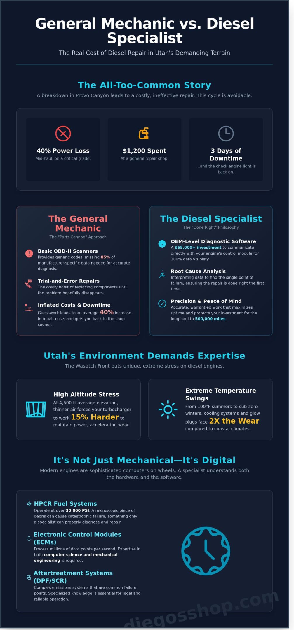 Utah County Diesel Specialist: Expert Repair for Modern Engines