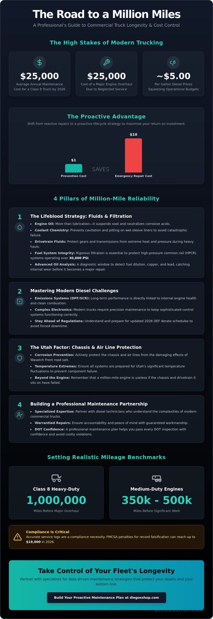 How to Extend the Life of a Commercial Truck: The 2026 Fleet Longevity Guide
